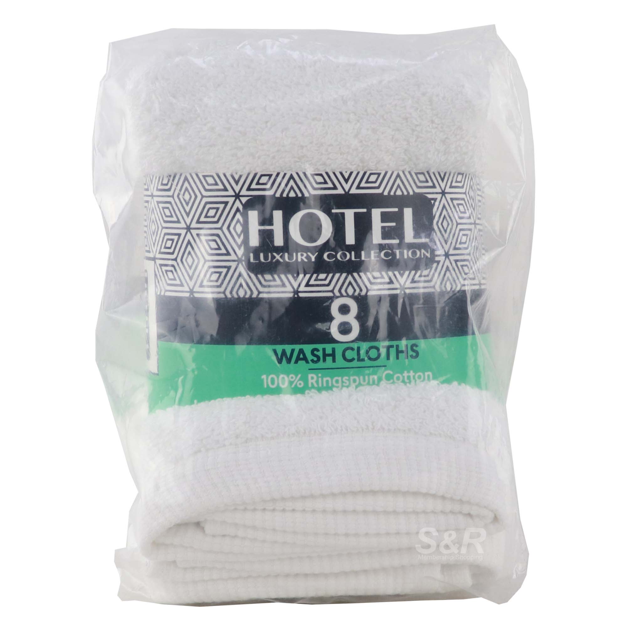 Hotel Luxury Collections Wash Cloths 8pcs